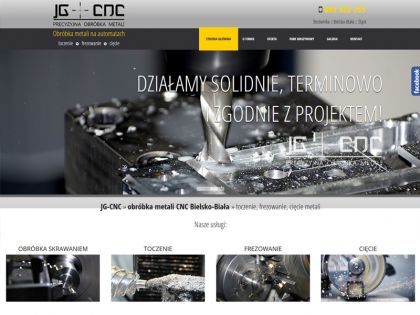 CNC toczenie frezowanie cięcie metali JG-CNC