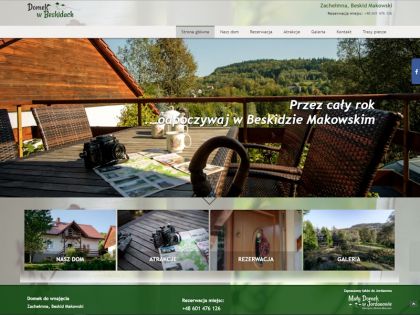 Zachełmna - Domek w Beskidach