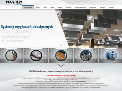 Mastem - systemy wygłuszeń akustycznych